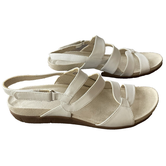 Baretraps Jenifer White Leather Sandals Women's Size 9M GUC - Picture 7 of 10